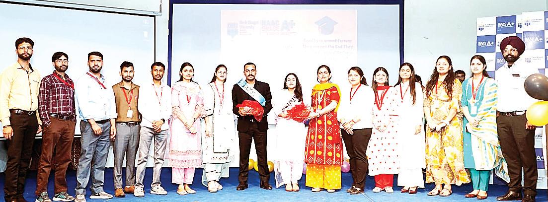 Farewell party organized by The Placebo Club at Desh Bhagat University