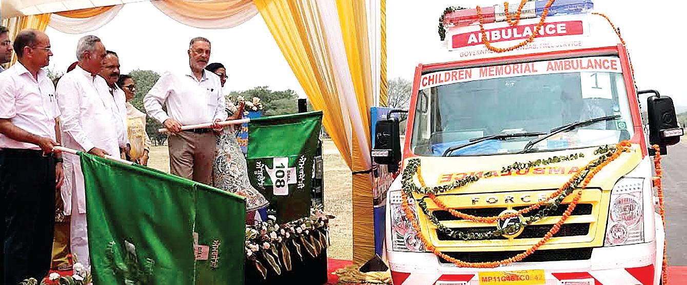 Major boost for emergency services with induction of 46 new hi-tech ambulances