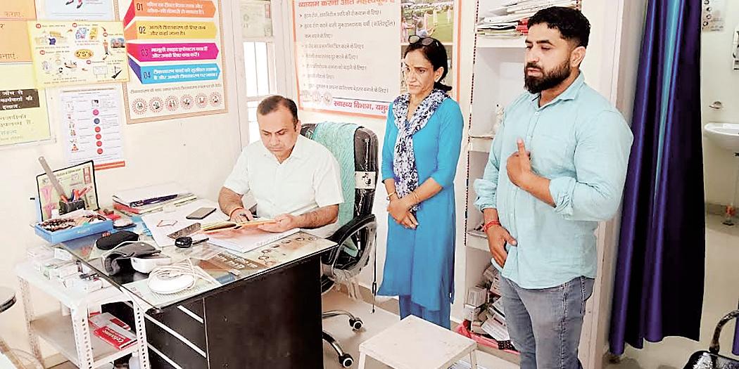 SDM conducts surprise checking of health centre