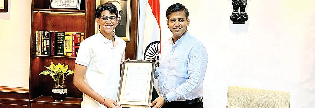 DC lauds 16-year-old Ayaan Mittal for his compassionate effort towards children with special needs