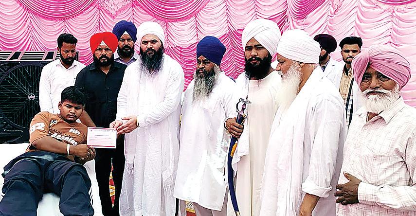 First blood donation, health check-up camp dedicated to Martyrdom Day of Guru Angad Dev Ji