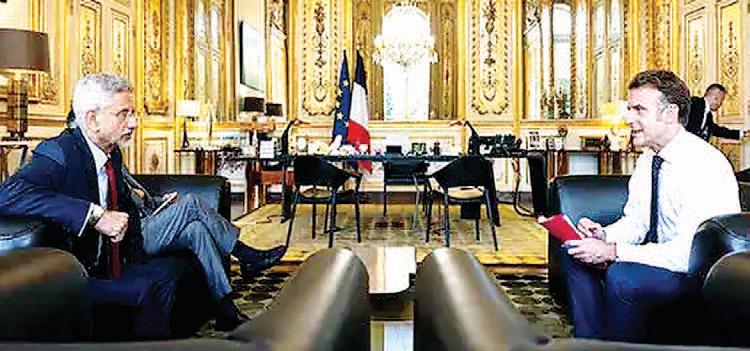Jaishankar appreciates France's support in India's fight against terror
