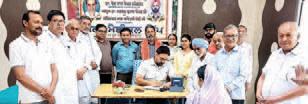 Mega medical check-up camp organized by sons in support of Sankirtan Mandal