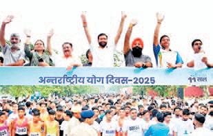 Haryana CM flags off state-level yoga marathon in Kurukshetra