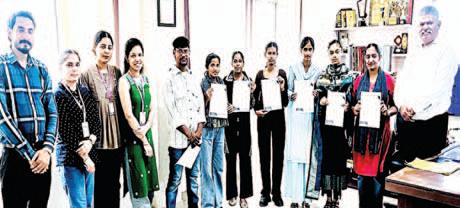 Doaba Group students receive Job Letters from Teleify Technologies