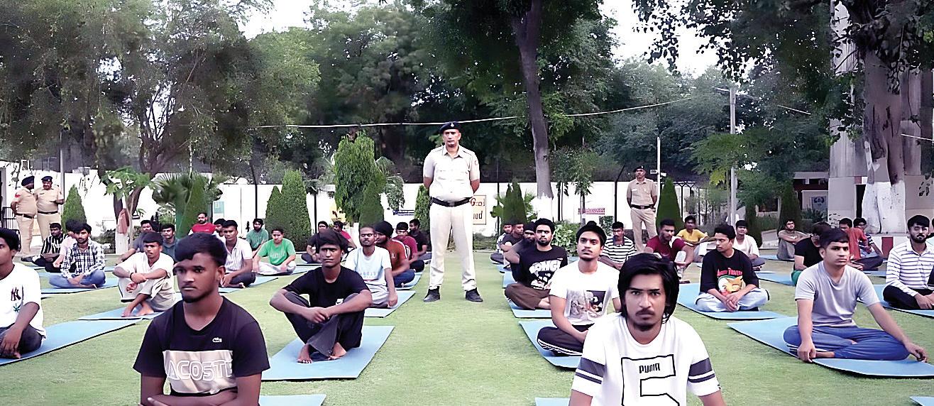 Yoga session held at Model jail, Chandigarh to mark International Yoga Day 2025