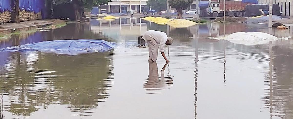 Problem of water logging in Barara shatters claims of administration