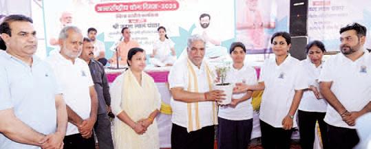 Yoga Day celebrated as a global tribute to India's cultural legacy: Krishan Lal Panwar