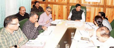 Deputy CM chairs review meeting of Jal Shakti Department