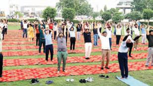 International Yoga Day celebrated with enthusiasm at NIILM University, Kaithal