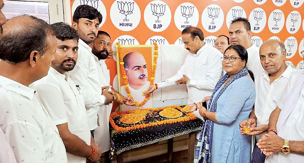 Rich tributes paid to Dr Syama Prasad Mukherjee in Karnal