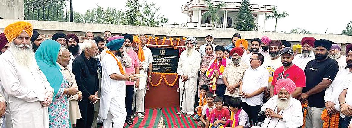 Dr. Rajwajot Singh inaugurates construction work of 7.76 km long road