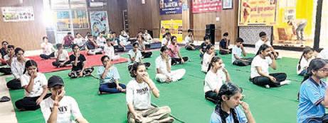 International Yoga Day observed in DAV School