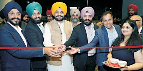 Punjab Industries Minister Tarunpreet Singh Sond inaugurates industrial unit Ortech Textiles
