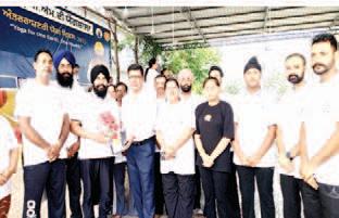 International Yoga Day organised at G. Holy Heart Public School, Mehalkalan