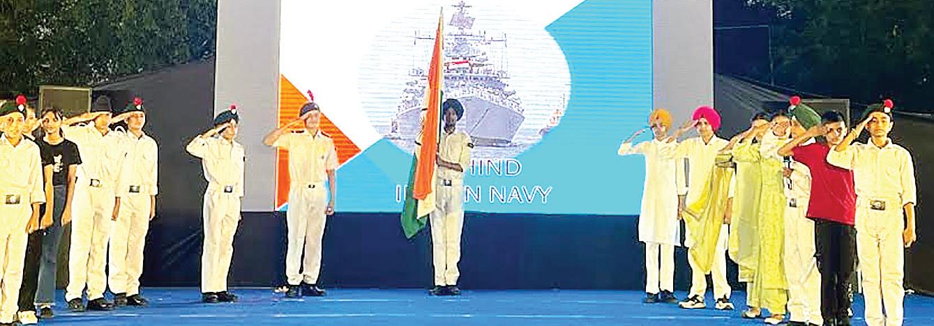 Grand closing ceremony of 10-Day NCC Naval annual training camp held at Partap World School