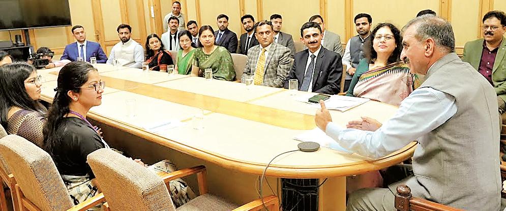 Adopt people centric approach, CM tells young officers
