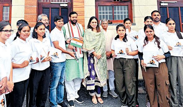CM Nayab Singh Saini flags off M3M Foundation's 'Neev Se Shikhar Tak'