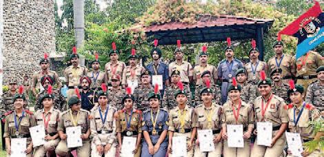 NCC inter group sports shooting championship -2025 concludes