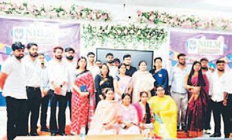 Farewell ceremony held for final year students of School of Commerce and Management NIILM varsity