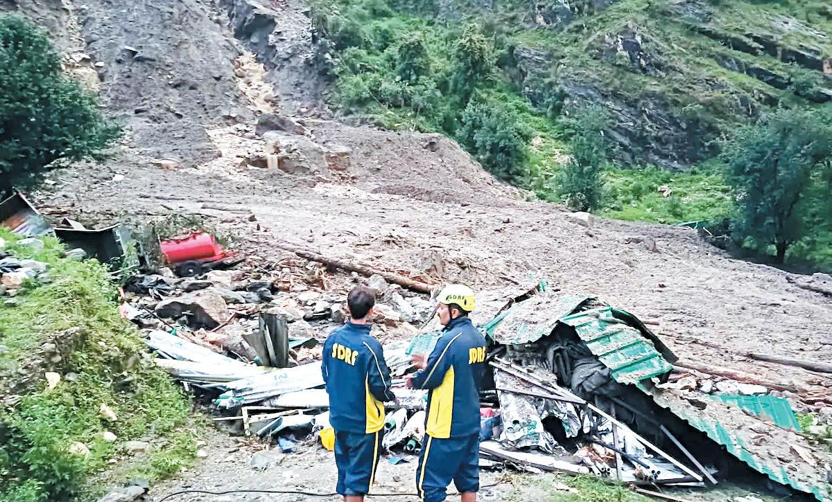 Two dead, 7 missing after Uttarakhand cloudburst, Char Dham Yatra suspended