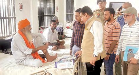 Justice Sant Parkash conducts official inspection of Central Jail, Kapurthala