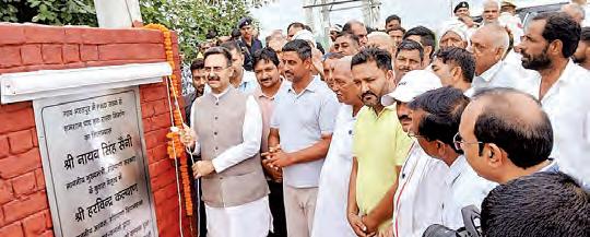 Harvinder Kalyan inaugurates and lays foundation stones for projects worth Rs. 3.77 crore in Gharaunda constituency