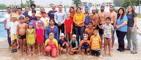 30 swimmers showcase their talent at Una district-level competition, SP Amit Yadav urges youth to embrace sports