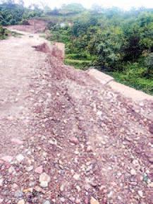Cracks on NH-03: Danger looms between Kolhusiddh and Darkoti Thana stretches