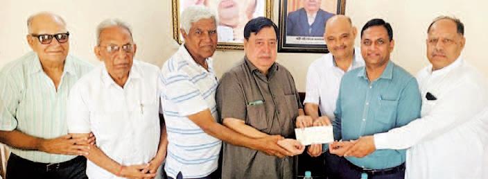 MP Naveen Jindal donates Rs. 11 lakh for Geeta Bhawan development in Kaithal