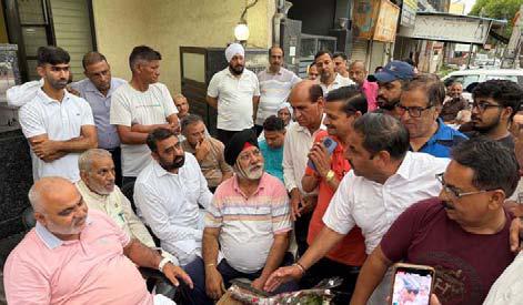 MLA listens peopled's problems and gives necessary instructions to officers for action