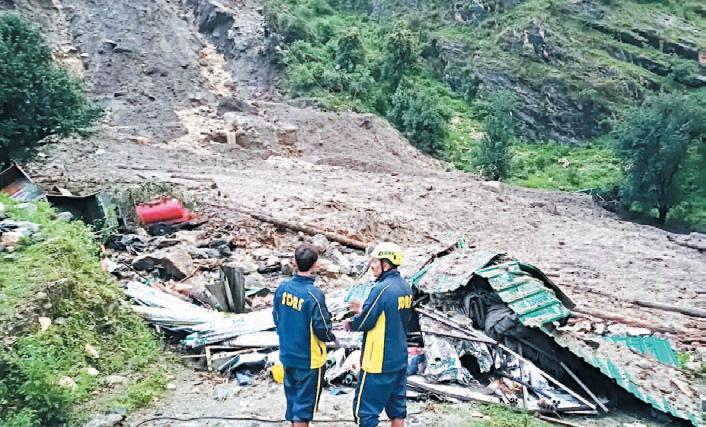 Two dead, 7 missing after Uttarakhand cloudburst, Char Dham Yatra suspended