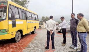 No compromise on children’s safety: Surprise inspection of private school buses in Bangana by SDM Amit Sharma