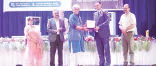 President of Desh Bhagat University Dr. Sandeep Singh honored by Lieutenant Governor of J&K