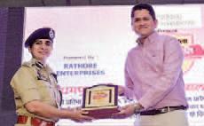 Director Sunny Mahajan felicitated by DIG for outstanding contributions to education and holistic development