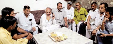 MLA hears problems of people and give necessary instructions to officials