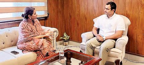 Vice chairperson of PSCPCR Gunjeet Ruchi Bawa visits Kapurthala