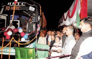 CM flags off 24 state-of-the-art volvo buses
