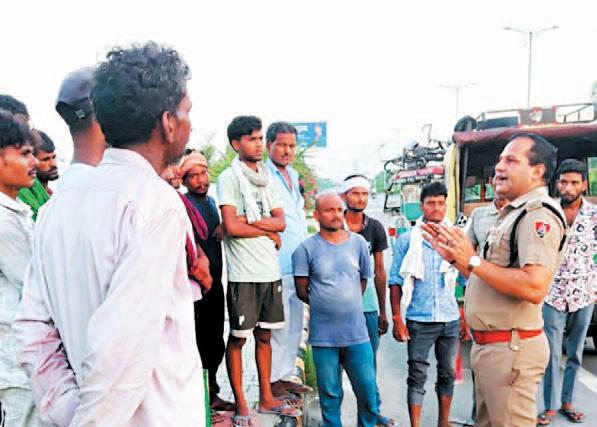 Karnal cyber crime police organises cyber rahgiri program to aware public about cyber crimes