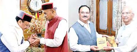 Nadda's conversation with Dhumal, Shanta, preparation to win 2027 assembly elections