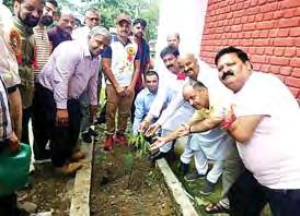 MLA Vivek Sharma leads plantation drive at Lathiyani School, promotes environmental awareness and education