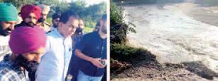 MP Dr. Raj Kumar Chabbewal visits Bassi Gulam Hussain, reviews situation after flood damage