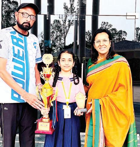 Vasant Valley Public School celebrates Chess success of Khushpreet Kaur