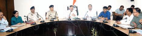 Rajesh Dharmani holds high-level review meeting in Bilaspur, sets deadline-driven agenda for district's development push
