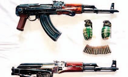 Two AK-47 rifles, two hand grenades recovered from Gurdaspur