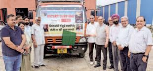 Rotary Club Una sends relief material for flood victims in Mandi