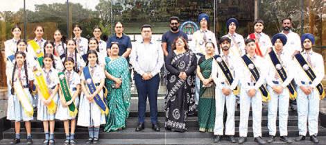 Investiture ceremony conducted by The Unirise World School Jagraon