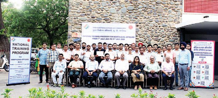 National training programme for BLOs and BLO SupeINIAOs organized in Chandigarh