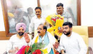 Ajayvir Singh Lalpura extends best wishes to newly appointed BJP state working President Ashwani Sharma