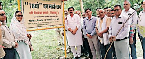 Vivek Sharma launches 76th Van Mahotsav in Kutlehar, highlights region's leadership in forest conservation
